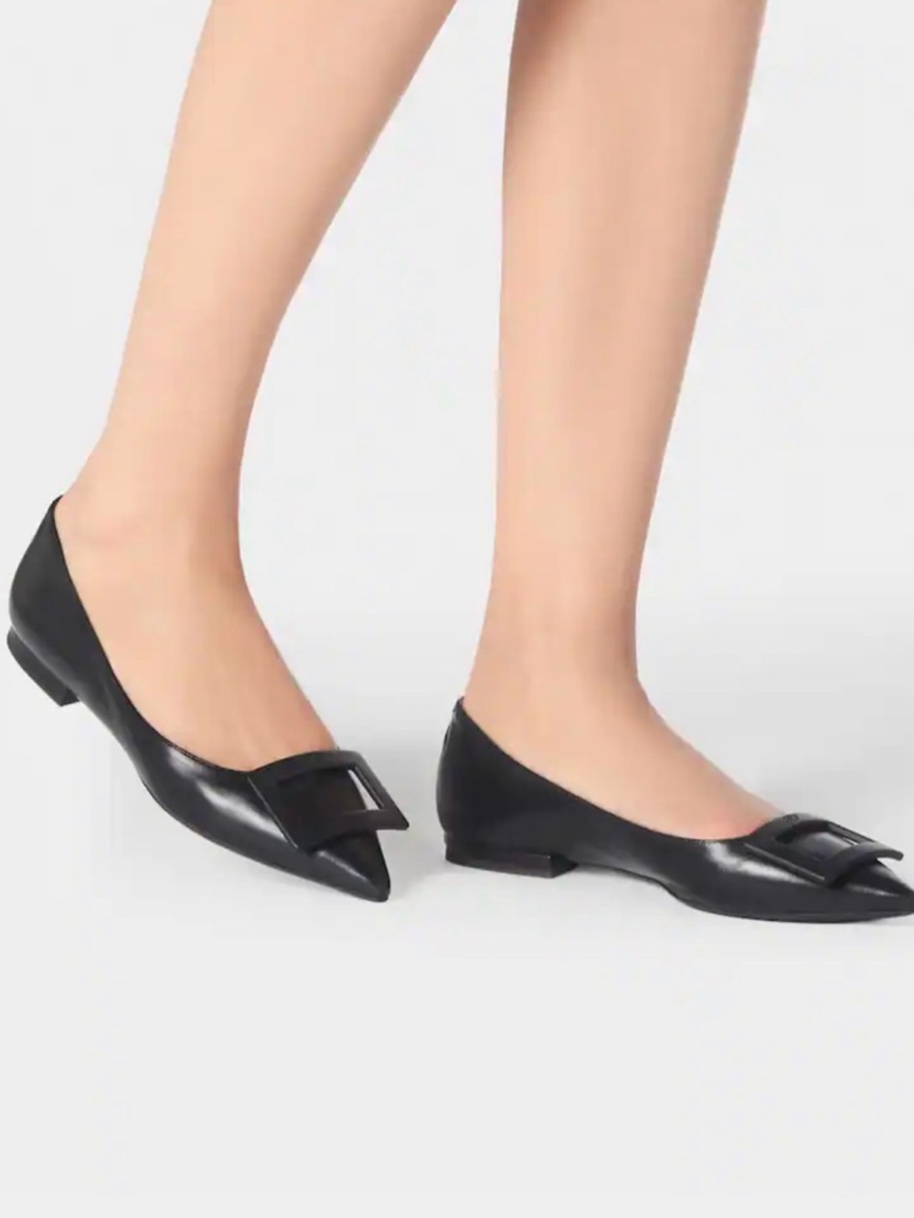 ROGER VIVIER Gommettine Ballerinas flats in black leather size 39 - NEW - Picture 10 of 16